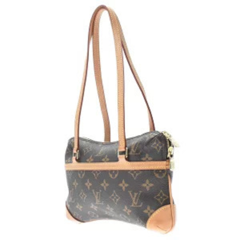 Louis Vuitton Monogram Canvas Handbag Coussin Brown